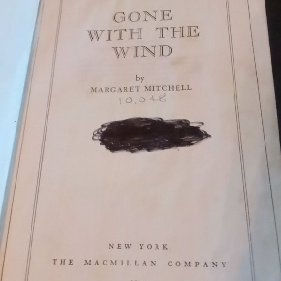 Gone with the Wind Margaret Mitchell 1955 Edition 68th Printing Hardcover - Picture 8 of 15